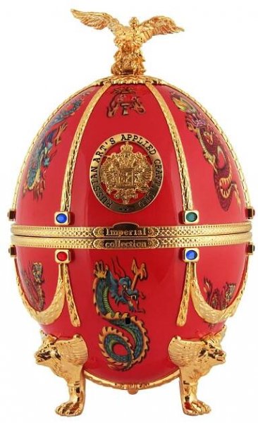 Vodka Imperial Collection Faberge Red Dragons & Birds 0,7l 40%