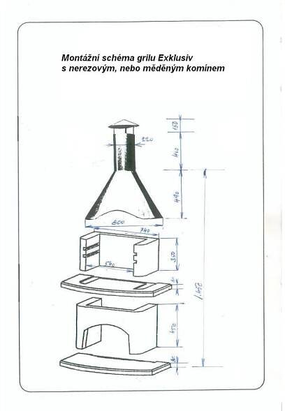 Zahradní krb Exklusiv měděný