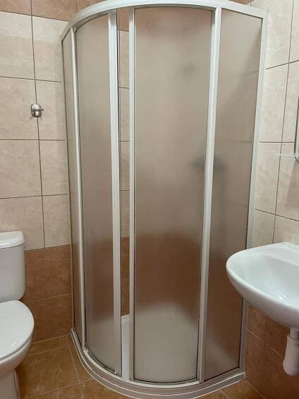 Koupelna v ubytování Penzion Ječmínek