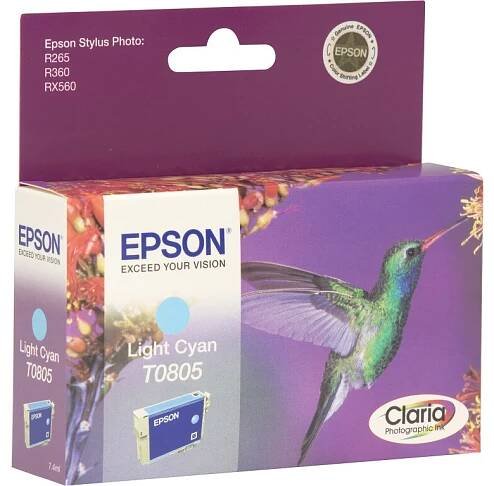 Epson inkoustová náplň/ C13T080540/ R265/ R360/ RX560/ Světle modrá | Patro.cz