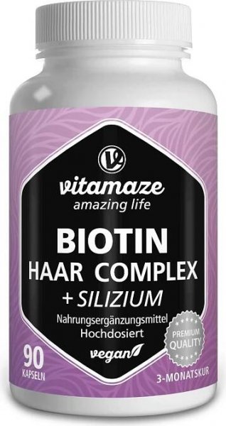 Vitamaze Vlasový komplex s biotinem, 90 kapslí