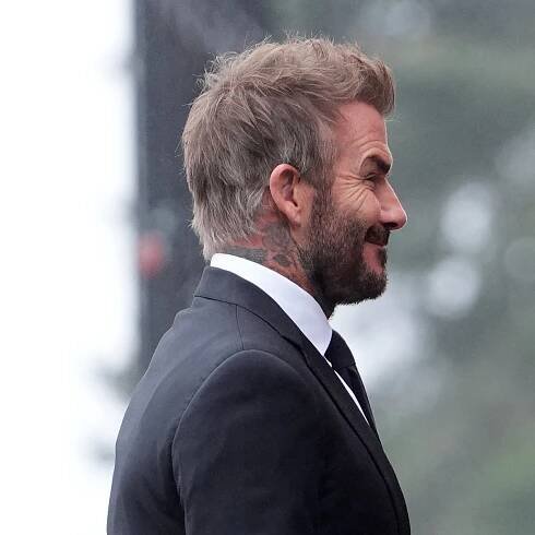 David Beckham and Nancy Dell’Olio among the mourners at Sven-Goran Eriksson’s funeral in Sweden