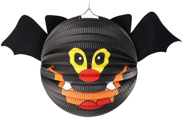 Netopýr Lampion Halloween Dekorace