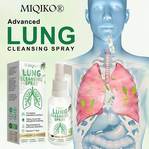 MIQIKO® Advanced Lung Cleansing Spray – Obrázek 3