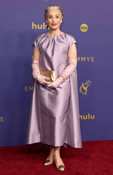 Dame Kristin Scott Thomas attends the 76th Primetime Emmy Awards at Peacock Theater on September 15, 2024 in Los Angeles, California.