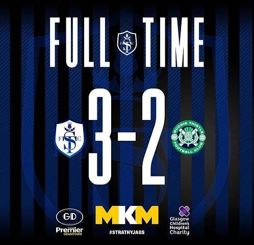 BLACK AND BLUE – Strathspey Thistle FC