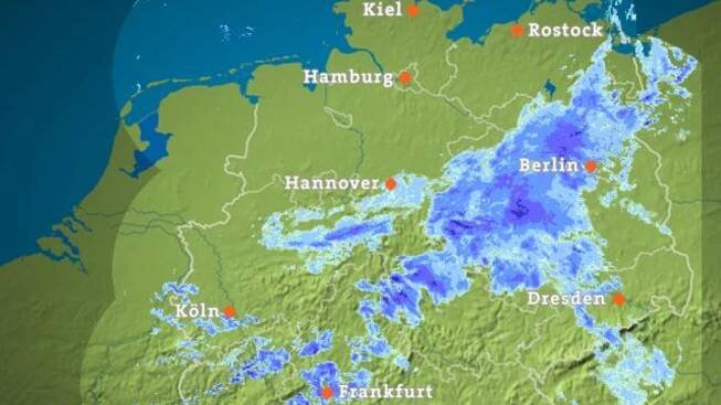 Regenradar Deutschland: Aktueller Niederschlag