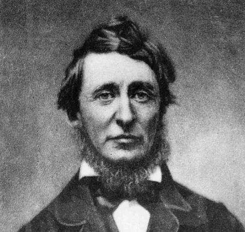 Portrait of author Henry David Thoreau