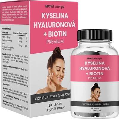 MOVit Energy Kyselina hyaluronová + Biotin PREMIUM 60 tobolek