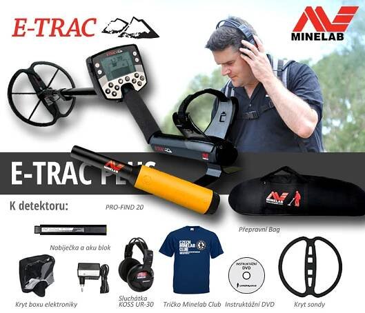 Detektor kovů Minelab E-Trac plus | LovecPokladu.cz