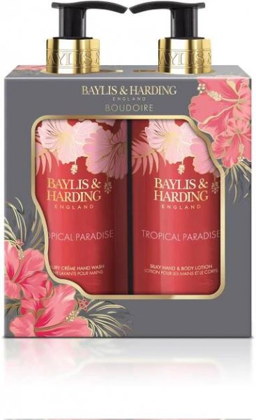 BAYLIS & HARDING Dárková sada péče o ruce Banán, Broskev & Pomerančový květ 600 ml
