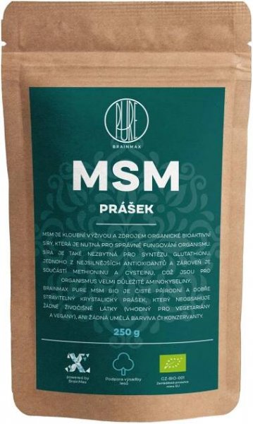 BrainMax Pure MSM BIO prášek 500 g