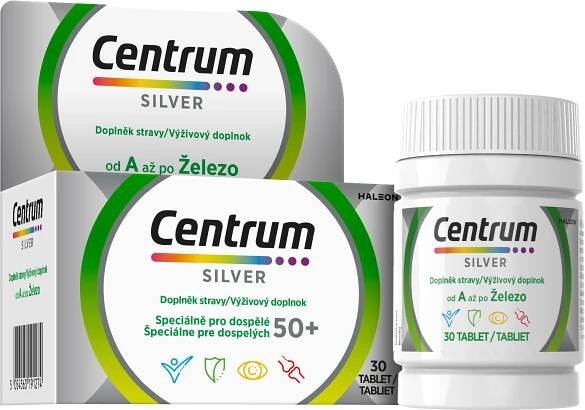 Centrum Multivitamín Silver 50+, 30 tablet