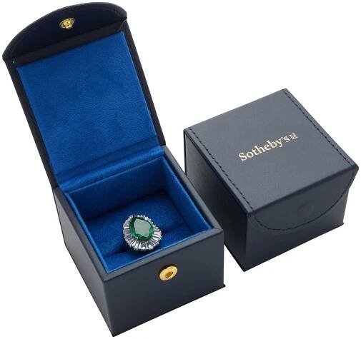 Vintage Platinum, 5.38ct Colombian Emerald and Diamond Ring