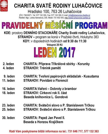 Charita Luhačovice – 18. stránka – LUHAČOVICKO.info