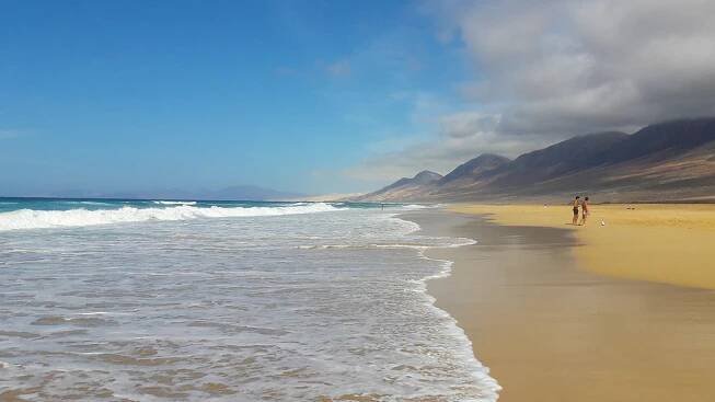pláž Cofete, Fuerteventura, Kanárské ostrovy