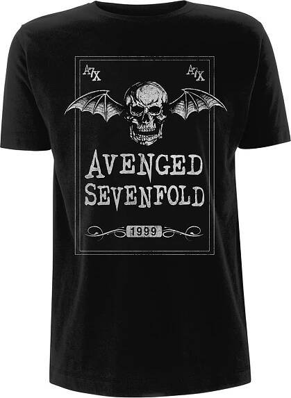 Avenged Sevenfold Tričko Face Card Black L - Muziker