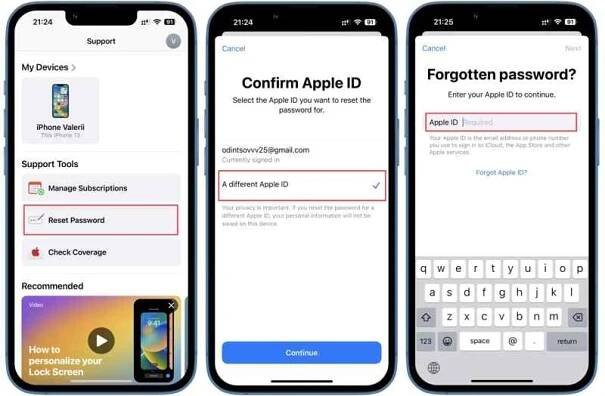 Podpora společnosti Apple
