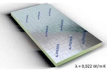 PAMA PAMAtherm PIR izolace PIR 022 tl. 200mm - perodrážka
