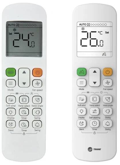 TRANE Sistema TVR inverter TCONTCNRM12F1, VRF-SVX070A-EM - originální dálkový ovladač