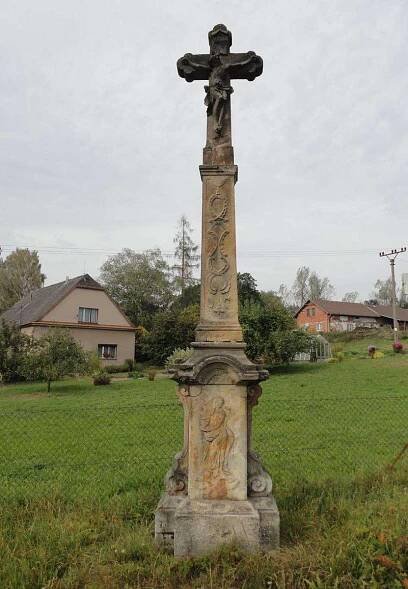 Kříž v Rudolticích u Lanškrouna | Drobné památky 