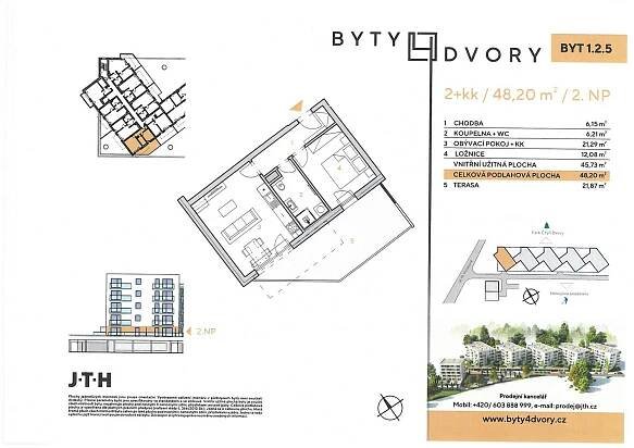 Byt 2+kk s terasou BYTY 4 DVORY, České Budějovice | Reality.iDNES.cz 