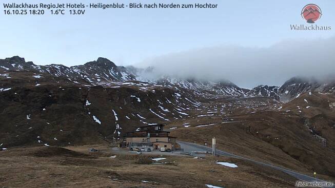 WEBkamera Grossglockner Hochalpenstrasse - Wallackhaus (směr Hochtor)