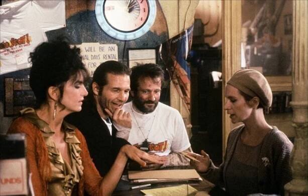 Král rybář - Z filmu - Mercedes Ruehl, Jeff Bridges, Robin Williams, Amanda Plummer