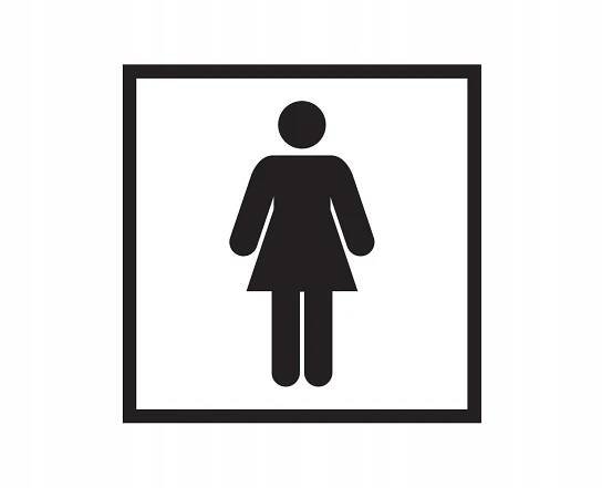 WC samolepka Dámská toaleta - W021B