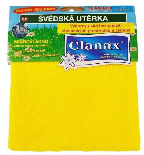 Drogerie | Švédská utěrka STANDARD 30x30cm 205g žlutá | HELECENA - Dům, byt, dílna, zahrada