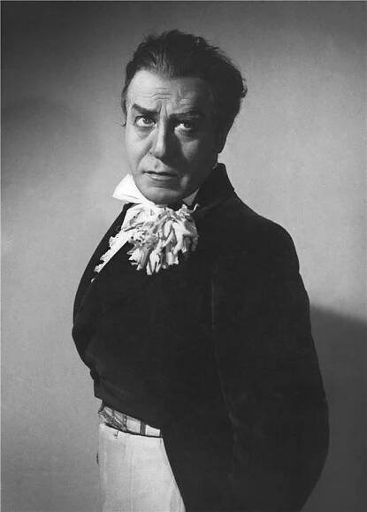 Svatba Krečinského - 24.10.1947, Eduard Kohout (Michail Vasiljevič Krečinskij) Foto: Josef Heinrich
