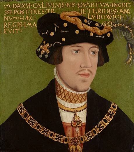 Porträt König Ludwigs II. von Ungarn und Böhmen