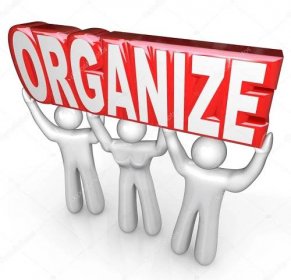 Stáhnout - Tým pomocníků nebo podpora výtah slovo uspořádat usnadňuje koordinované a organizoval v podnikání nebo v životě — Stock obrázek