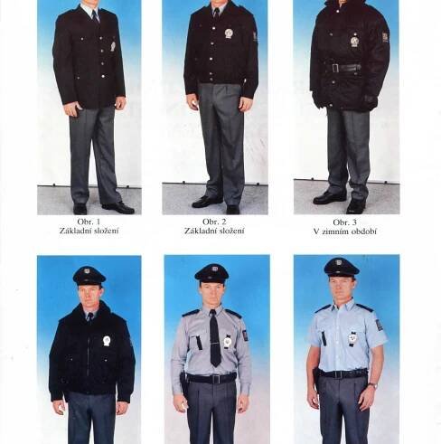 Stejnokroj 92 „policie“ 1996 – Obvodní Oddělení Veřejné Bezpečnosti Strnadice