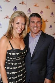 Chelsea Handler and Ted Harbert at 2007 Los Angeles Team Mentoring 9th Annual Summer Soiree Celebration