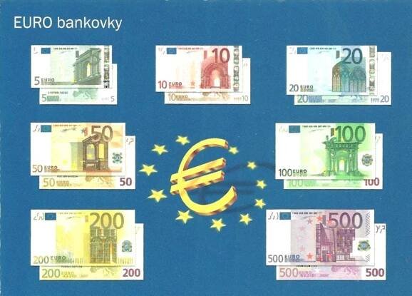 EURO bankovky - Sběratelství