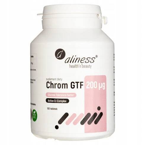ALINESS Chrom GTF 200µg GLUKOZA CHROMIUM 100T