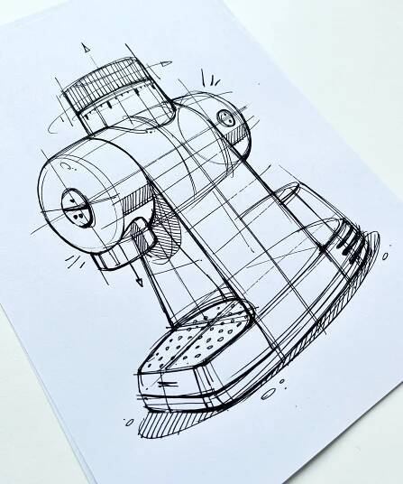 industrialdesign sketch productdesign Drawing  designer product sketchbook ILLUSTRATION  technical drawing skizze