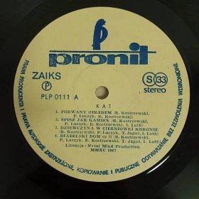 Kat – Oddech Wymarłych Światów - LP / Vinylové desky