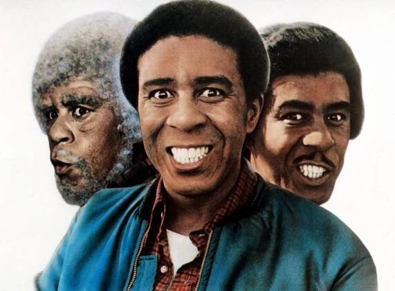 WHICH WAY IS UP?, Richard Pryor (left, right and center), 1977