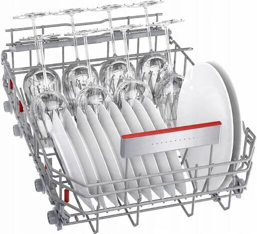 Vestavná myčka nádobí Bosch Serie 6 SPV6EMX05E 44,8cm Šuplík na příbory Model SPV6EMX05E