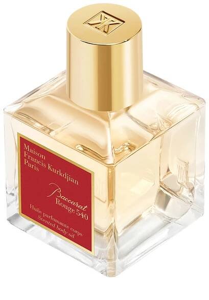 Maison Francis Kurkdjian Baccarat Rouge 540 - tělový olej | Ingredients