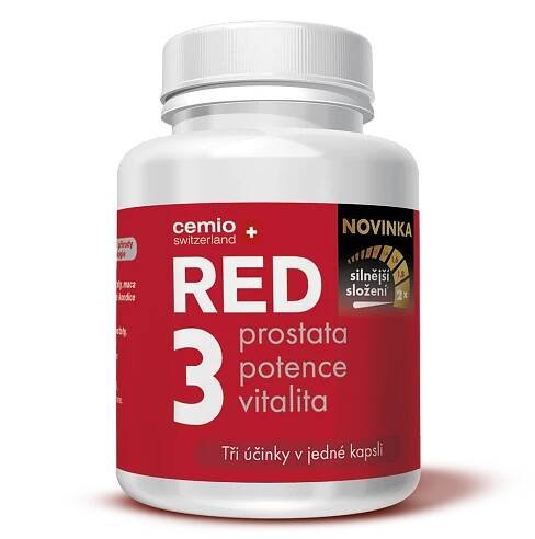 Cemio RED3®, 90 + 15 kapslí, bez krabičky