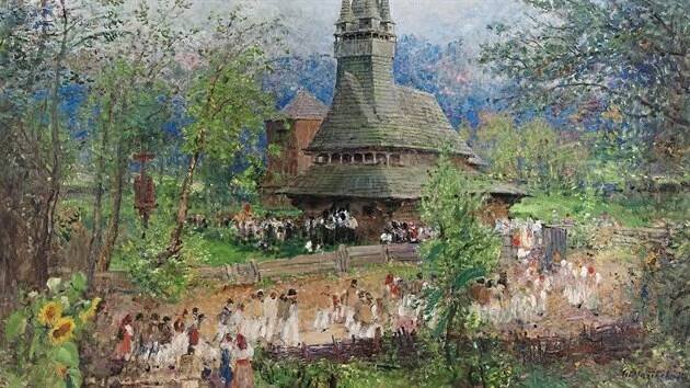 Malíř klasického ražení. Oldřich Blažíček maloval krajiny, portréty i interiéry