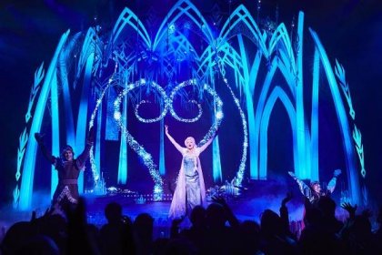 Elsa's Ice Castle in Frozen: A Musical Invitation