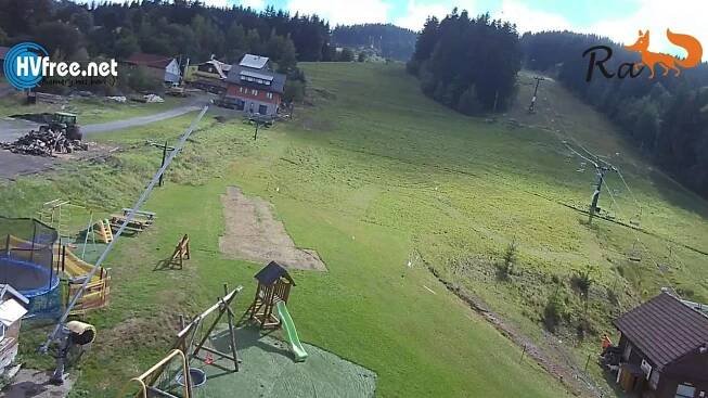 Kliknutím na obrázek, zobrazíte online záběry z areálu Rališka