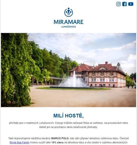 OS: Přivítejte jaro v Luhačovicích s 10% slevou