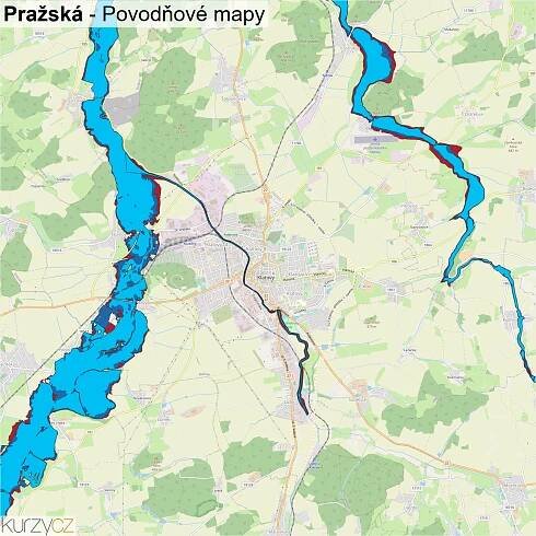 Pražská - mapy | Kurzy.cz