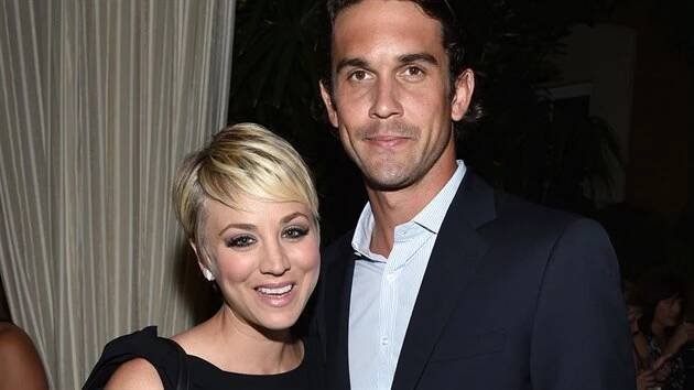 Kaley Cuoco-Sweetingová a Ryan Sweeting (Los Angeles, 20. října 2014)