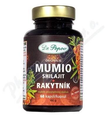 Dr.Popov MUMIO Shilajit+RAKYTNÍK cps.60